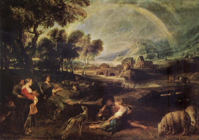 Peter Paul Rubens Landscape iwth a Rainbow China oil painting art
